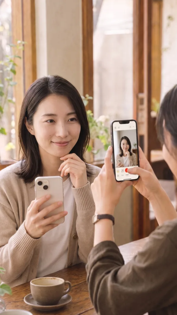 友だちのスマホが、自分の鏡になる瞬間。